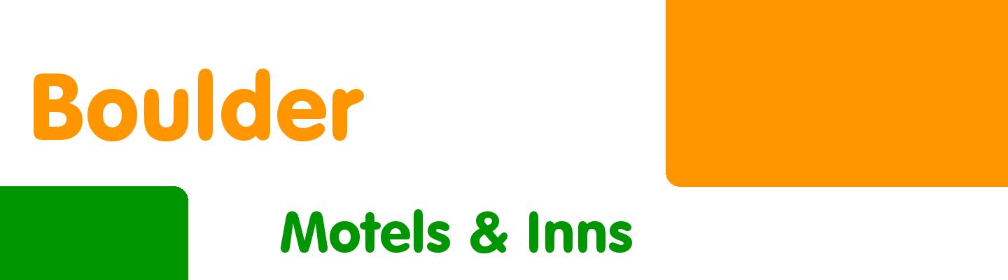 Best motels & inns in Boulder - Rating & Reviews